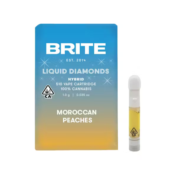BL Moroccan Peaches (H) Liquid Diamonds Vape Cartridge 1g